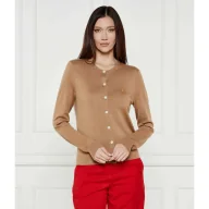 Swetry damskie - POLO RALPH LAUREN Wełniany kardigan LUNAR Regular Fit - miniaturka - grafika 1