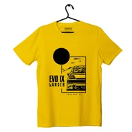 Odzież do sportów motorowych - T-shirt koszulka Mitsubishi Lancer Evo IX żółta-M - miniaturka - grafika 1
