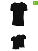 Koszulki męskie - Fila Koszulki (3 szt.) w kolorze czarnym - miniaturka - grafika 1