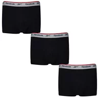 Majtki męskie - Reebok Reebok Bokserki męskie Ovett, Czarny, S U5_C8266_RBK_3PKA_S - miniaturka - grafika 1