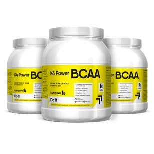 3-pack K4 power BCAA - Aminokwasy - miniaturka - grafika 1