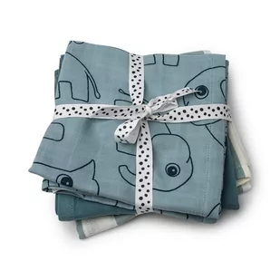 Done By Deer Pieluszki Deer Friends niebieskie 3 szt. 3013092 - Pieluchy - miniaturka - grafika 1