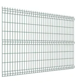 Ogrodzenia - Panel ogrodzeniowy 3D zielony, 152x250 cm, oczko 50x200 mm, drut 4 mm - miniaturka - grafika 1