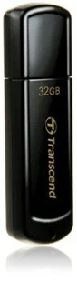 Transcend JetFlash 350 pamięć USB 32 GB USB Typu-A 2.0 Czarny, Nośnik Pendrive USB 0760557821250 - Nośniki danych - miniaturka - grafika 2