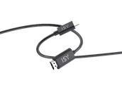 Kable komputerowe i do monitorów - Kabel USB-C - HDMI ISY IHD-9101 3m Czarny - miniaturka - grafika 1