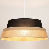 Lampy sufitowe - Britop Wisząca LAMPA loftowa PRETO JUTE 150150104 abażurowa OPRAWA zwis okrągły beżowy czarny - miniaturka - grafika 1