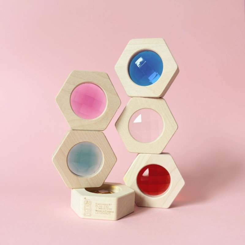 BAJO - Kaleidoscope hexagon neutral - Kalejdoskop sześciokąt neutralny