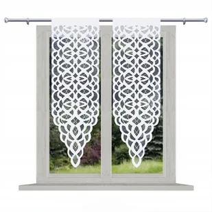 KIRA firana, panel, ekran, AŻUR rozm. 30x110cm - Firany - miniaturka - grafika 1