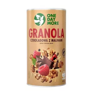 Granola Gorzka Czekolada z malinami 450 g - Płatki śniadaniowe i musli - miniaturka - grafika 1