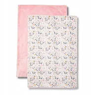 Koce i narzuty dla dzieci - Kocyk niemowlęcy dziecięcy bawełniany, Lama Love, wzór Jarzębina, 70x50 cm - miniaturka - grafika 1