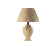 Lampy stojące - ONLI - Lampa stołowa TRECCIA 1xE27/22W/230V 65 cm beżowa - miniaturka - grafika 1
