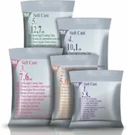 Meble i wyposażenie gabinetów medycznych - Lekki Gips Syntetyczny PÓŁSZTYWNY 5cm x 3,6m (Soft Cast 3M) - miniaturka - grafika 1