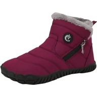 Śniegowce damskie - Damskie Śniegowce Buty Zimowe Wodoodporne Ciepłe Futro Bordowe 42 EU - miniaturka - grafika 1