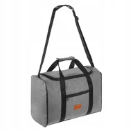 Torebki damskie - TORBA DO SAMOLOTU KLAPA 40X30X20CM SZARA WIZZ AIR RYANAIR BAGAŻ PODRĘCZNY - miniaturka - grafika 1