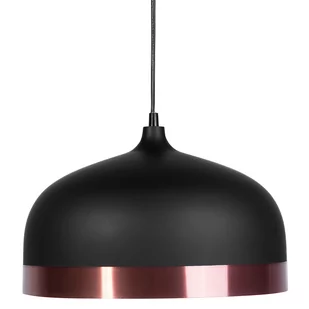 Beliani Lampa wisząca Lampa wisząca metalowa czarno-miedziana PARINA - Lampy sufitowe - miniaturka - grafika 1
