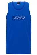 Koszulki męskie - BOSS Męski tank top na plażę, jasny niebieski 433, L, Bright Blue433, L - miniaturka - grafika 1