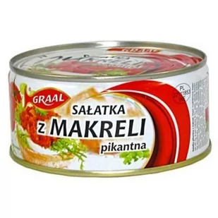 Graal SAŁATKA PIKANTNA Z MAKRELĄ GRAAL 300 G zakupy dla domu i biura! 53465829 - Konserwy i dania rybne - miniaturka - grafika 1