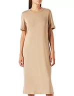 Sukienki - PIECES Women's PCONIKA SS MIDI Dress NOOS sukienka midi, Silver Mink, S - miniaturka - grafika 1