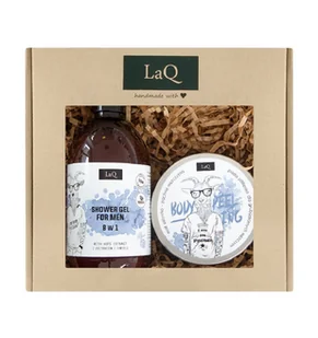 LaQ Zestaw prezentowy Kozioł naturalny żel podprysznic 500ml + peeling 200ml - Zestawy kosmetyków damskich - miniaturka - grafika 1