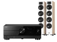 Zestawy stereo - Yamaha MusicCast RX-A2A (czarny) + Diva 6 (dąb) - miniaturka - grafika 1