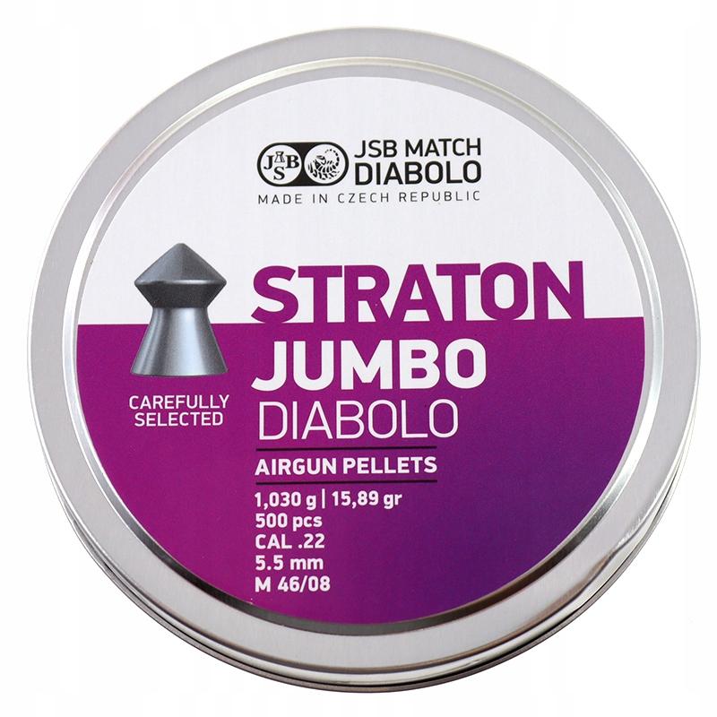 Фото - Кулі й патрони JSB Śrut 5,50 mm  Diabolo Straton Jumbo 500 szt 