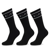 Skarpetki męskie - Skarpety długie EA7 Emporio Armani 7X000381 AF18572 MC419 Czarny - miniaturka - grafika 1