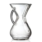 Zaparzacze i kawiarki - Chemex Chemex Coffee Maker Glass Handle - 6 filiżanek CM-6GH - miniaturka - grafika 1
