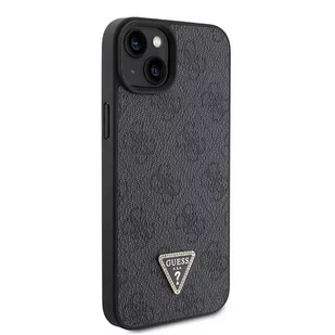 Guess GUHCP15SP4TDSCPK iPhone 15 6.1" czarny/black hardcase Crossbody 4G Metal Logo - Etui i futerały do telefonów - miniaturka - grafika 4