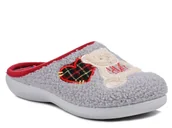 Kapcie damskie - Ciepłe kapcie damskie pantofle domowe zakryte Inblu EC-95-37 - miniaturka - grafika 1