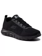 Sneakersy damskie - SKECHERS Sneakersy Track 232081/BBK Czarny - miniaturka - grafika 1