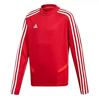 Koszulki męskie - adidas Tiro19 Tr Top bluza męska Power Red/White XS - grafika 1
