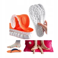 Akcesoria obuwnicze - WKŁADKI DO BUTÓW AMORTYZUJĄCE ORTOPEDYCZNE ODDYCHAJĄCE ROZMIAR 43-44 SPORT - miniaturka - grafika 1