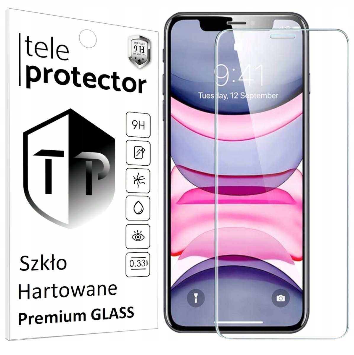 Szkło Hartowane do Iphone 11 / XR I PREMIUM GLASS