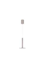 Lampy sufitowe - Industrialna lampa wisząca LE42736 LED 11W do salonu srebrna - miniaturka - grafika 1
