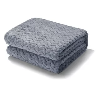 Koc 200 x 220 Mikrofibra Tłoczony Ardea Jodełka 13 - Koce - miniaturka - grafika 2