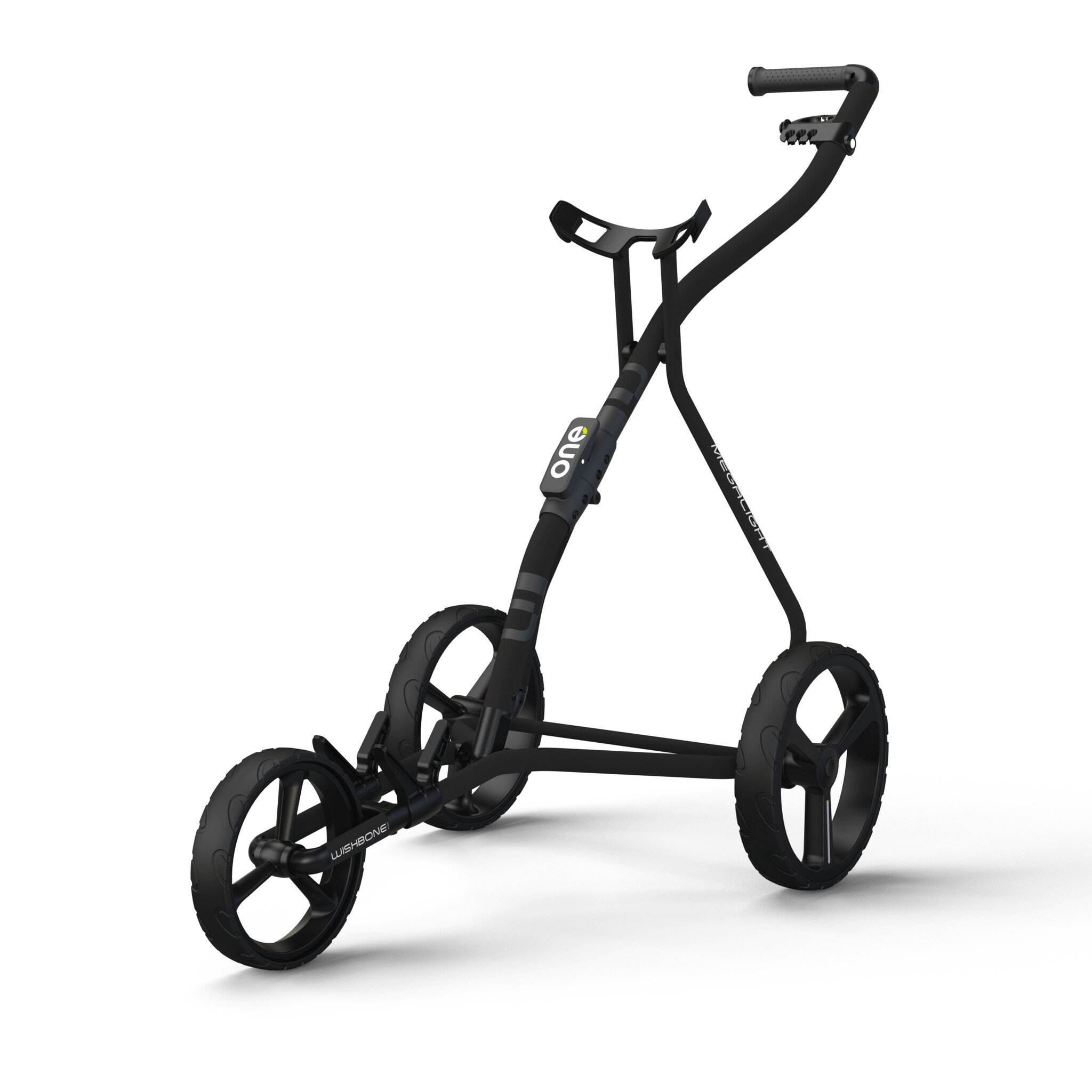 Ręczny wózek golfowy Wishbone One Charcoal/Black