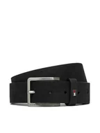 Paski - Tommy Hilfiger Pasek Męski Oliver Nubuck 3.5 AM0AM13019 Czarny - miniaturka - grafika 1