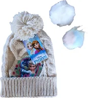 Czapki dla dzieci - Czapka dziecięca Disney Frozen z pomponem zimowa - miniaturka - grafika 1
