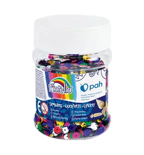 Fiorello Confetti cekiny kółko łamane mix FIORELLO - Pozostałe akcesoria dla plastyków - miniaturka - grafika 1