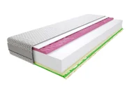 Materace - Materac Batina 2x Molet 130x195 Piankowy Profilowany 2x Visco HR H1/H2 Miękki/Średnio Twardy Na Płasko Bez Zginania - miniaturka - grafika 1