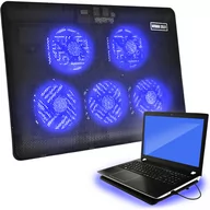 Podkładki chłodzące pod laptopa - Podkładka Chłodząca pod Laptopa Podstawka 12”-17” ISO TRADE - miniaturka - grafika 1