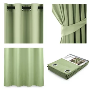 Amelia Home Zasłona Blackout 140x245 BLACKOUT/EYE/CR/245 - Zasłony - miniaturka - grafika 1