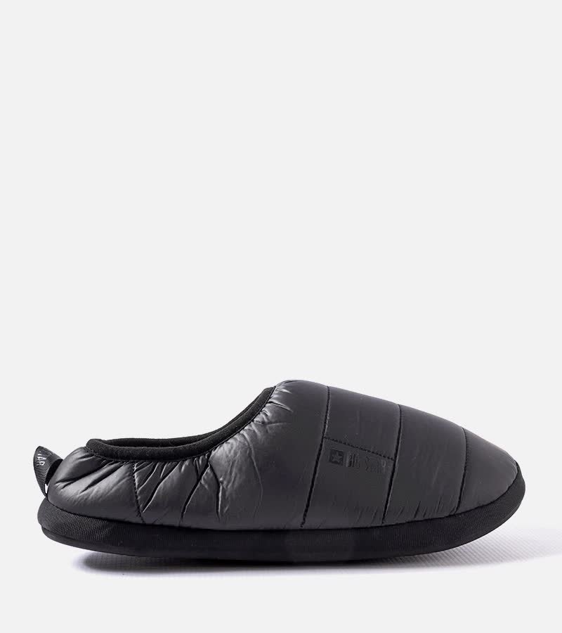 Czarne ocieplane kapcie męskie KK174363 906-41