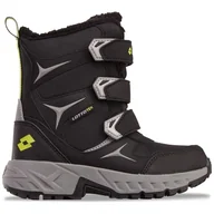 Buty dla chłopców - LOTTO Półdługie buty dziecięce Pinecreek Tex K uniseks, czarny srebrny, 33 EU - miniaturka - grafika 1