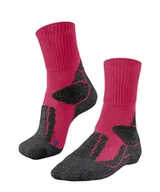 Skarpetki damskie - FALKE Kobiety Skarpety do wędrówek TK1 Adventure Cool W So Oddychający I Szybkoschnący przeciw pęcherzom grube 1 Para, Różowy Rose 8565, 39-40 - miniaturka - grafika 1