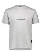 Koszulki męskie - New Balance Koszulka "Literature" w kolorze szarym - miniaturka - grafika 1