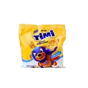 Krakersy wesołe misie o smaku mlecznym "Timi" 125g - Krakersy - miniaturka - grafika 1