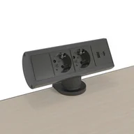 Listwy zasilające - Kondator Smartline Desk Alu/Black - miniaturka - grafika 1