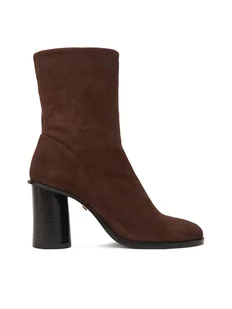 Gino Rossi Botki EO-ZOYA-121046S Brązowy - Botki damskie - miniaturka - grafika 1