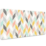 Podkładki na biurko - Mata ochronna na biurko Tapeta w jodełkę 100x50 cm, Dywanomat - miniaturka - grafika 1